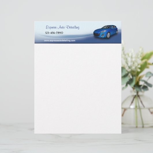 Gebrauchtwagenhändler Briefkopf (Stehend Vorderseite)