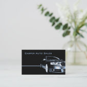 Gebrauchtwagenhändler Visitenkarte (Stehend Vorderseite)