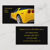 Gebrauchtwagenhändler Visitenkarte (Vorne/Hinten)