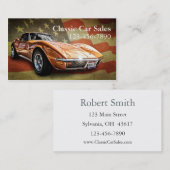 Gebrauchtwagenhändler Visitenkarte (Vorne/Hinten)