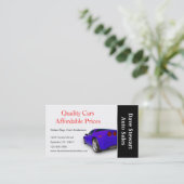 Gebrauchtwagenhändler Visitenkarte (Stehend Vorderseite)