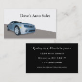 Gebrauchtwagenhändler Visitenkarte (Vorne/Hinten)