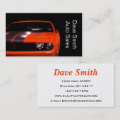 Gebrauchtwagenhändler Visitenkarte (Vorne/Hinten)