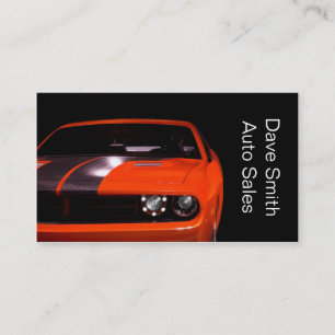 Gebrauchtwagenhändler Visitenkarte
