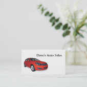 Gebrauchtwagenhändler Visitenkarte (Stehend Vorderseite)