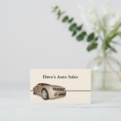 Gebrauchtwagenhändler Visitenkarte (Stehend Vorderseite)