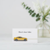 Gebrauchtwagenhändler Visitenkarte (Stehend Vorderseite)