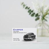 Gebrauchtwagenhändler Visitenkarte (Stehend Vorderseite)