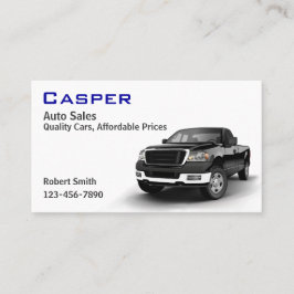 Gebrauchtwagenhändler Visitenkarte