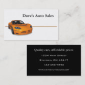 Gebrauchtwagenhändler Visitenkarte (Vorne/Hinten)