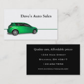 Gebrauchtwagenhändler Visitenkarte (Vorne/Hinten)