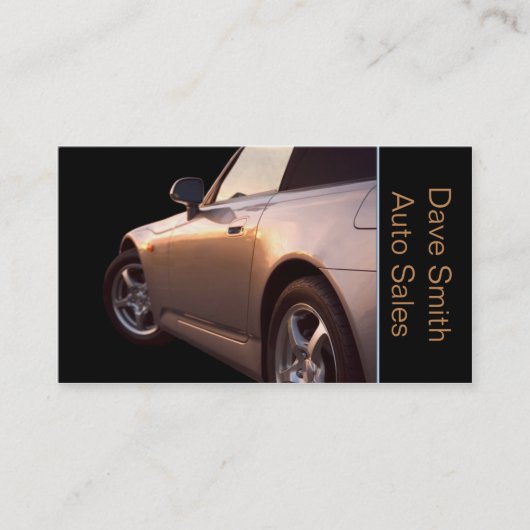 Gebrauchtwagenhändler Visitenkarte (Vorderseite)