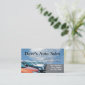 Gebrauchtwagenverkäufer Visitenkarte (Stehend Vorderseite)