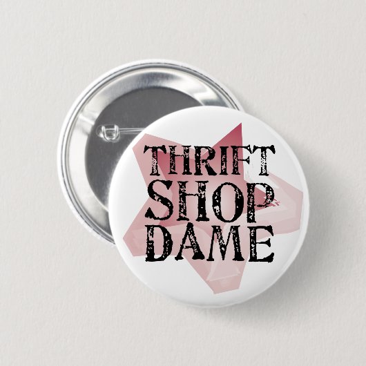 Gebrauchtwarengeschäft-Freifrau Button (Vorne & Hinten)