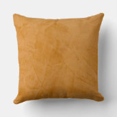 Gebräunter Imitat-lederner Monogramm-Jahrestag Kissen (Rückseite)