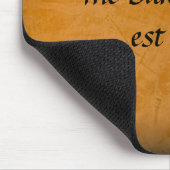 Gebrauntes Leder Mousepad (Ecke)