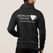 Gebraut an der Wand Hoodie (Rückseite)