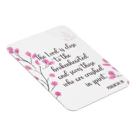 Gebrochen Gesällt und zerdrückt im Geist Psalm 34: Magnet (Rechte Seite)