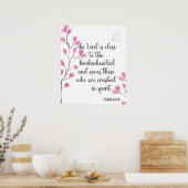 Gebrochen Gesällt und zerdrückt im Geist Psalm 34: Poster (Küche)