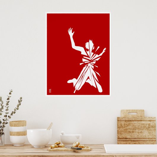 gebrochen poster (Küche)