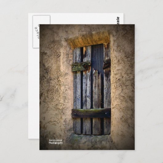 gebrochen postkarte (Vorne/Hinten)