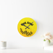 gebrochen runde wanduhr (Zuhause)