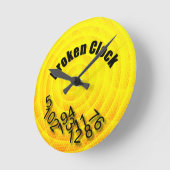 gebrochen runde wanduhr (Winkel)