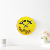 gebrochen runde wanduhr (Zuhause)