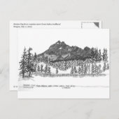 Gebrochen Top von Wiese bei den grünen Seen trahea Postkarte (Vorne/Hinten)