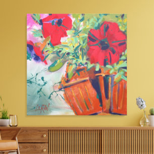 Gebrochene 4 PAK-Malerei / Künstler Larry Lerew Leinwanddruck