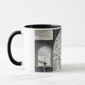 Gebrochene aber nicht zerbrochene schwarze tasse (Links)