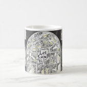 Gebrochene aber nicht zerbrochene schwarze tasse (Mittel)