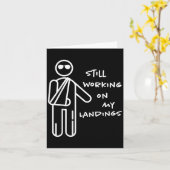 gebrochene Arme Kinder arbeiten gut an Landungen,  Karte (Gelbe Blume)