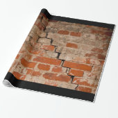 Gebrochene Backsteinmauer Geschenkpapier (Ungerollt)