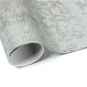 Gebrochene Betonmauer mit kleinen Steinen Geschenkpapier (Rolleneckpunkt)