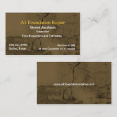 Gebrochene Concret und Gips-Visitenkarte Visitenkarte (Vorne/Hinten)