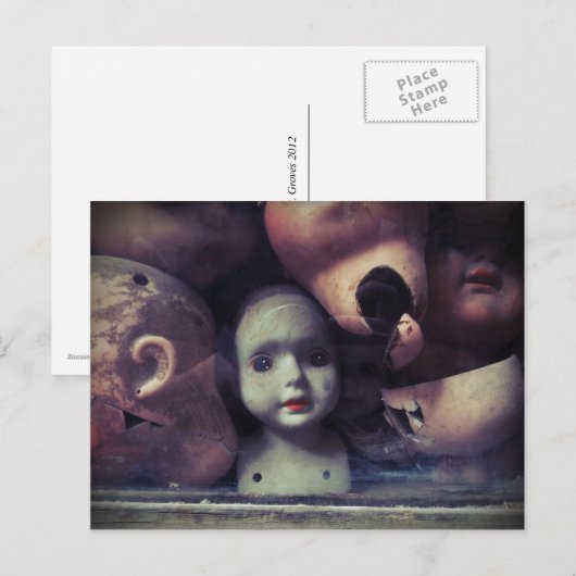 gebrochene Dollars Postkarte (Vorne/Hinten)