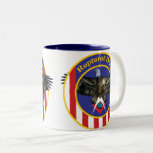 Gebrochene Ente Zweifarbige Tasse (VorderseiteRechts)