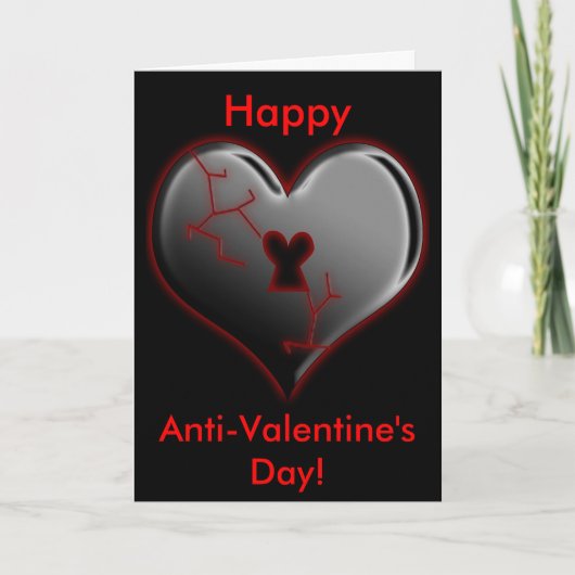 gebrochene Herzkarte Feiertagskarte (Vorderseite)