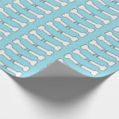 Gebrochene Knochen Geschenkpapier (Ecke)