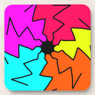 Gebrochene Motive farbig Getränkeuntersetzer
