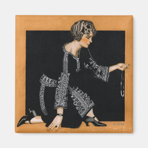 Gebrochene Perlenkette Magnet