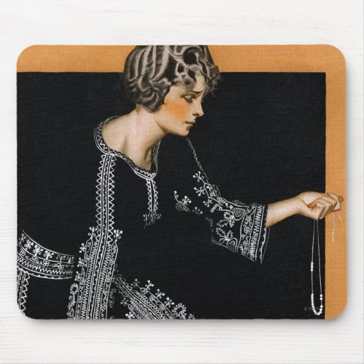Gebrochene Perlenkette Mousepad (Vorne)