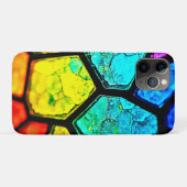 Gebrochene Regenbogen-Glasmalerei-Kunst Case-Mate iPhone Hülle (Rückseite (Horizontal))
