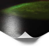 Gebrochene Rote Rose Fotodruck (Ecke)