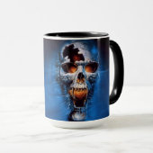 Gebrochene Schädel-Tasse Tasse (VorderseiteRechts)