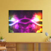 gebrochene Sternlichter 1A gepackte Canvas Leinwanddruck (Insitu (Wohnzimmer))