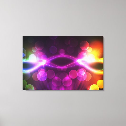 gebrochene Sternlichter 1A gepackte Canvas Leinwanddruck (Vorderseite)