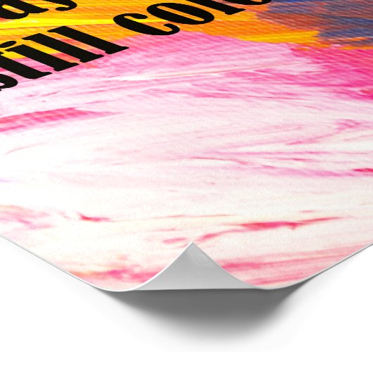 Gebrochene Stifte färben sich noch Poster (Ecke)