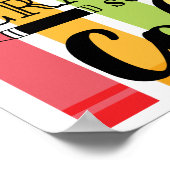 Gebrochene Stifte färben sich noch Poster (Ecke)